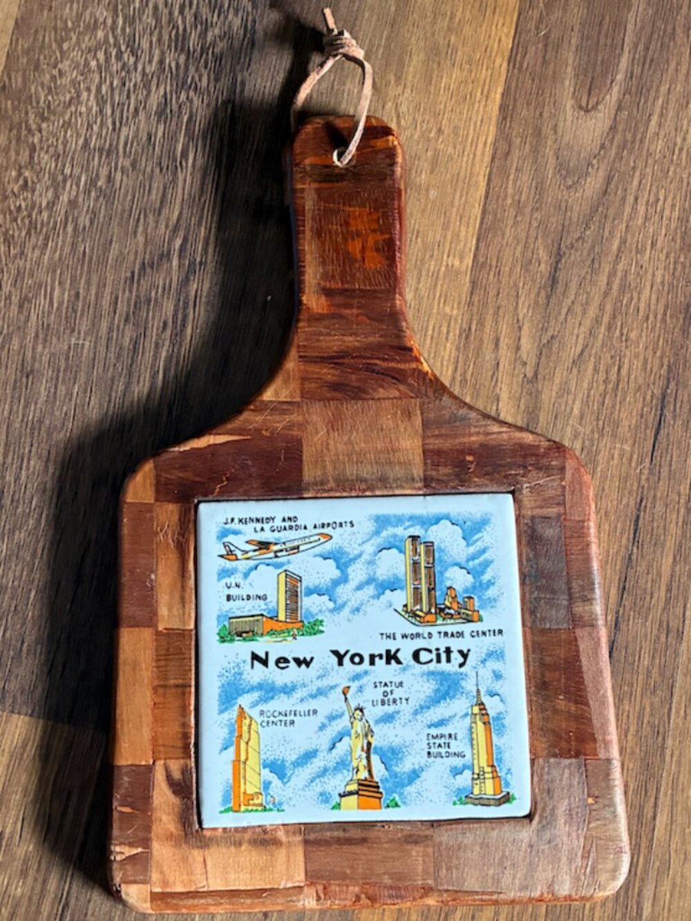70's NYC Icons Tile Trivet